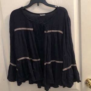 aerie Navy Boho Cardigan🟣